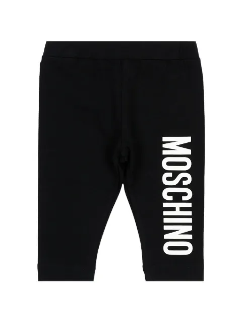 Moschino Kids leggins con detalle del logo