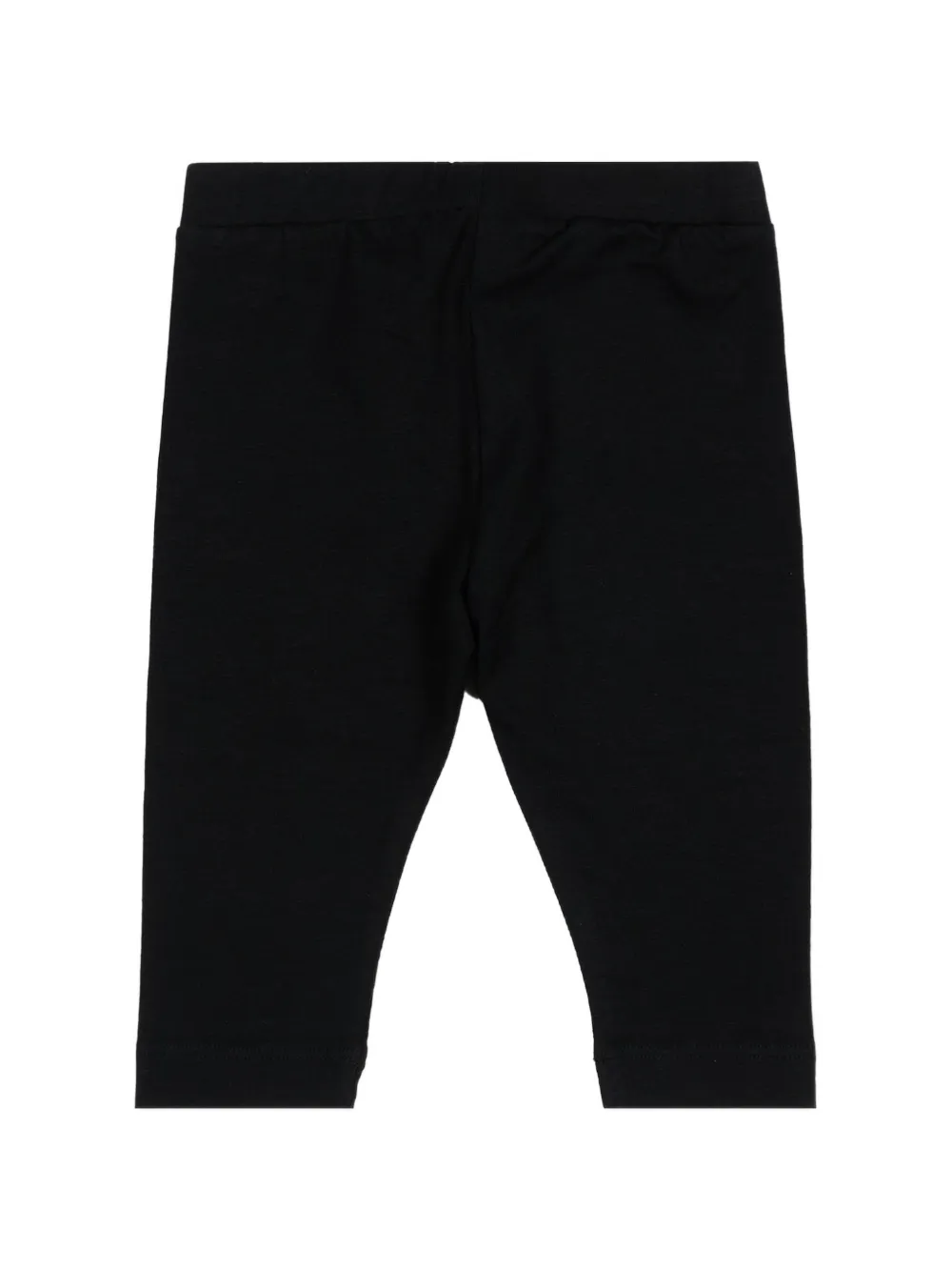Moschino Kids Legging met logodetail Zwart