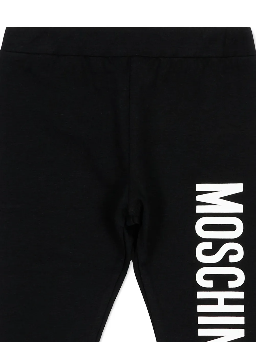 Moschino Kids Legging met logodetail Zwart