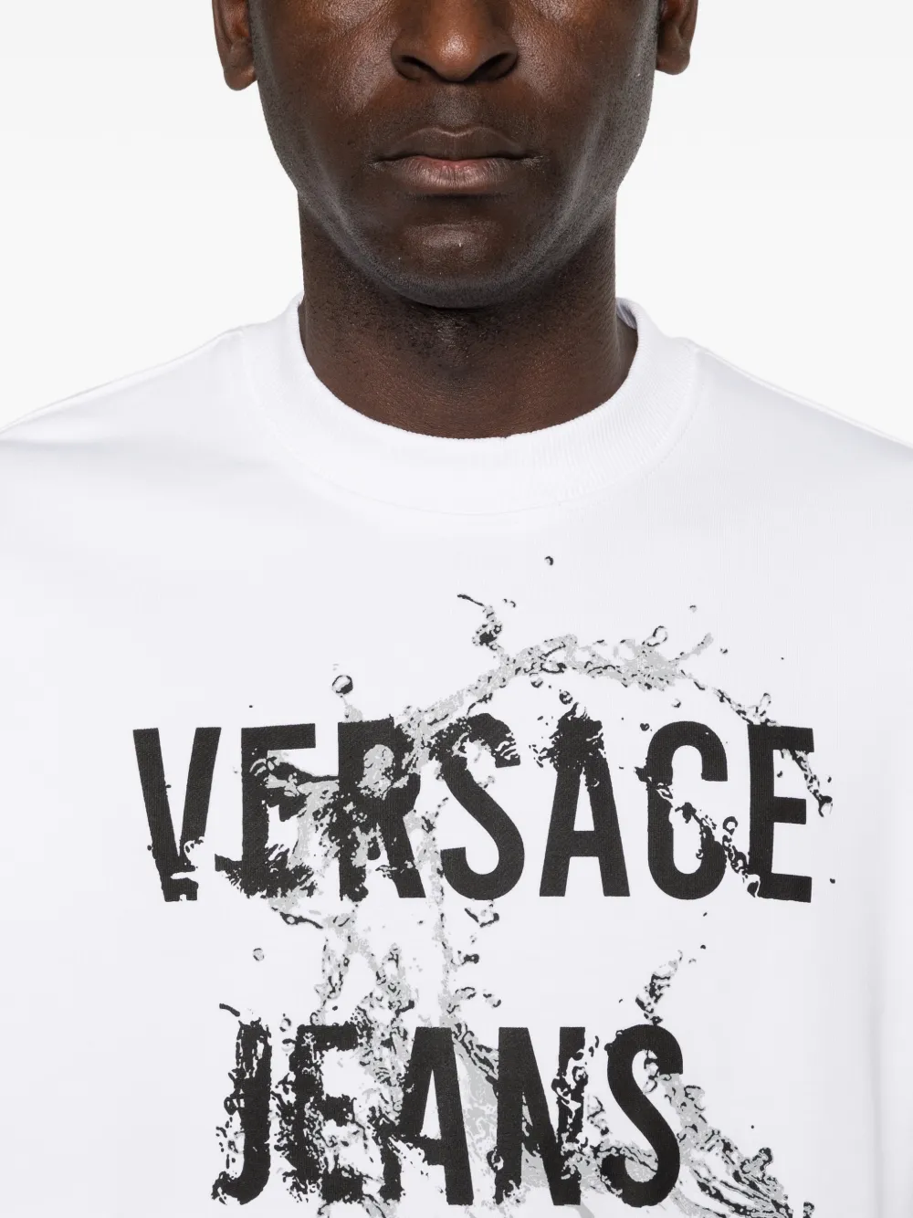 Printed Crew-Neck Sweatshirt