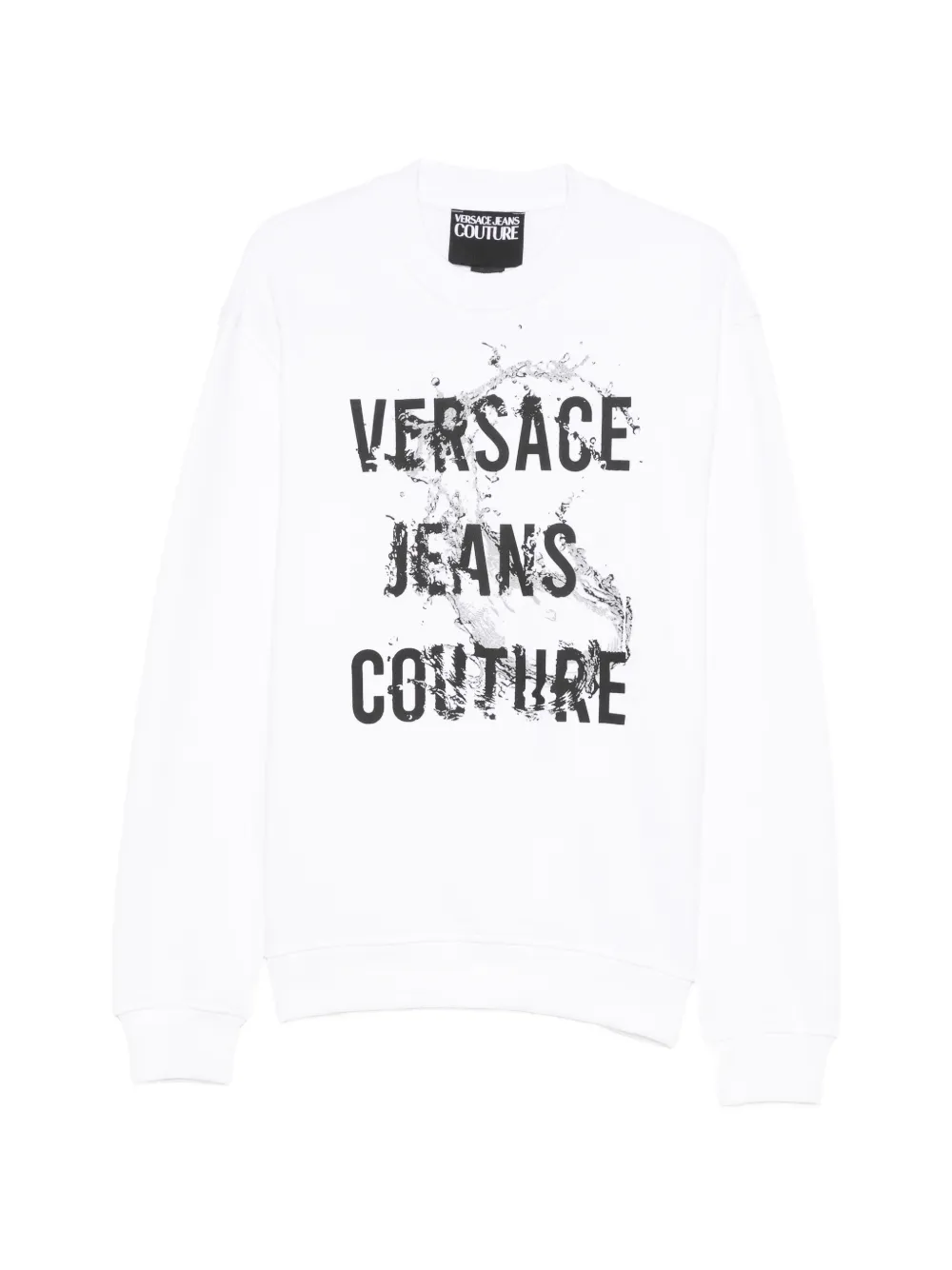 Versace Jeans Couture printed crew-neck sweatshirt - Bianco