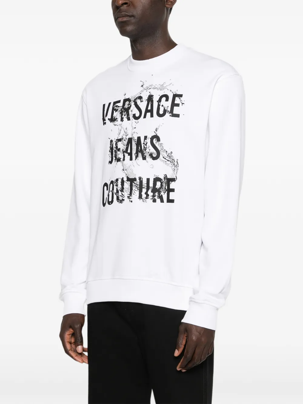 Printed Crew-Neck Sweatshirt