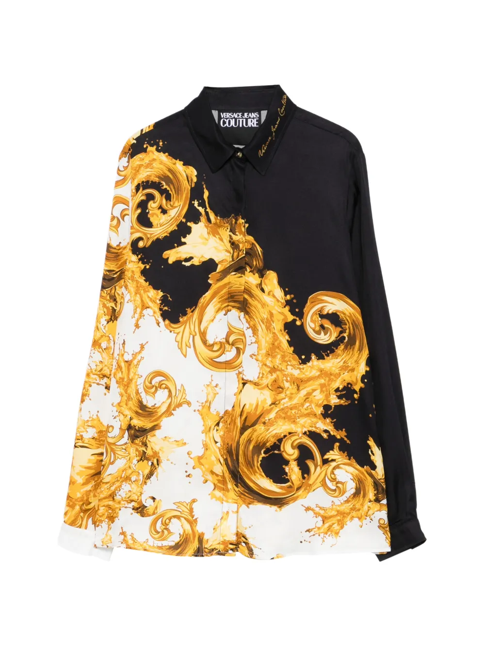 Versace Jeans Couture baroque-print shirt - Nero