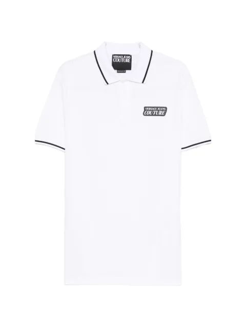 Versace Jeans Couture playera tipo polo con logo estampado