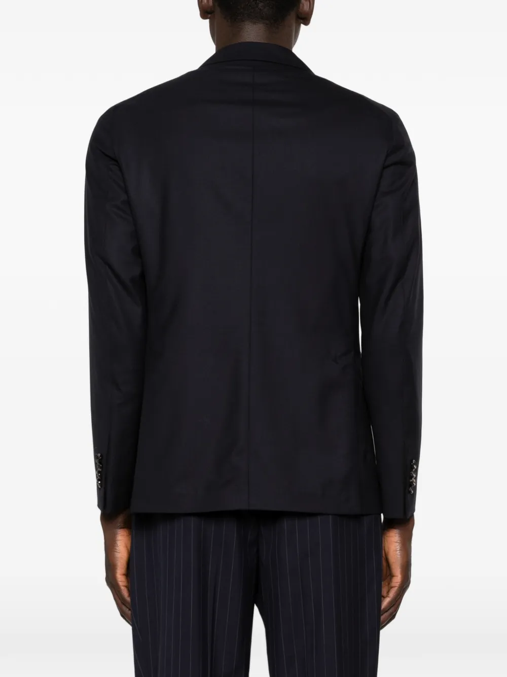 Tagliatore Blazer met opgestikte zak en gekerfde revers Blauw