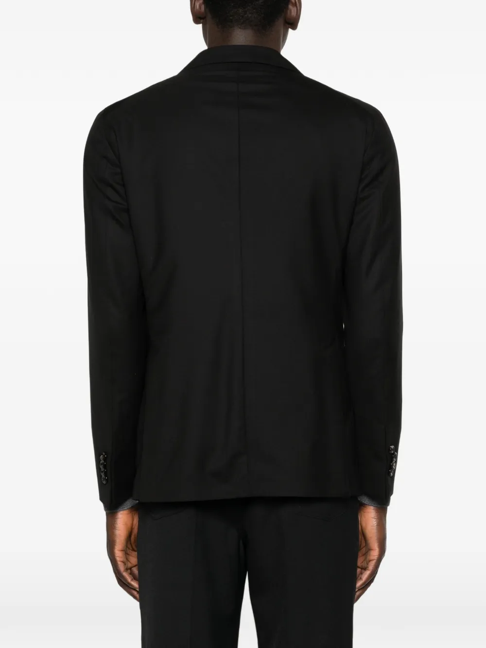 Tagliatore Blazer met borstzak Zwart