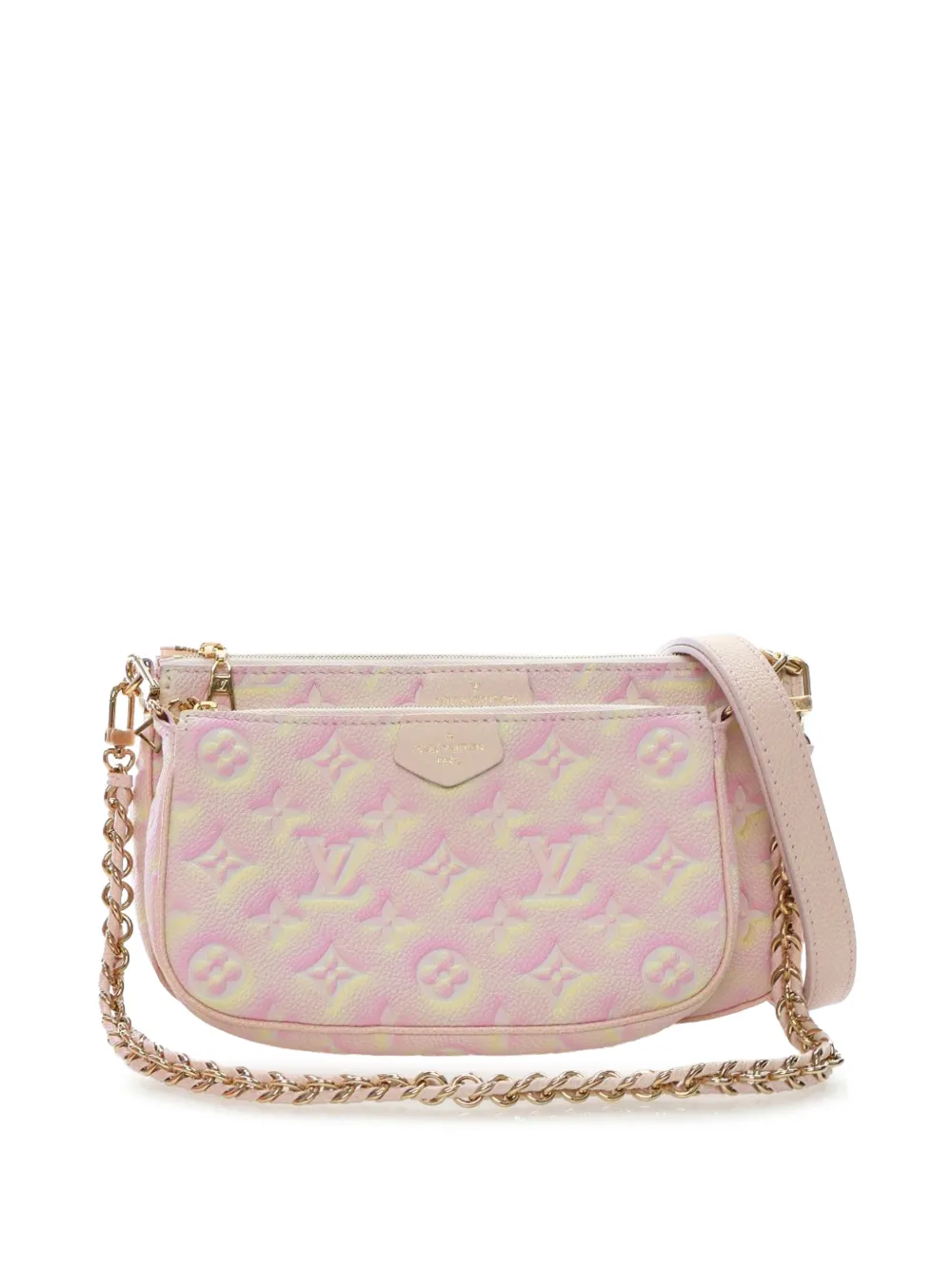 Louis Vuitton Pre-Owned 2021-2025 Monogram Empreinte Summer Stardust Multi Pochette Accessoires crossbody bag - Rosa