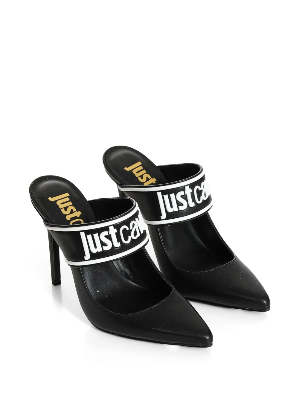 Just Cavalli Muiltjes met puntige neus Zwart