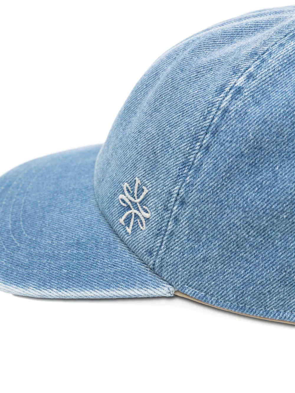 Jacob Cohën Denim honkbalpet met logodetail Blauw