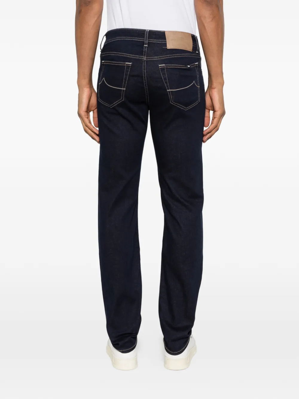 Jacob Cohën Jeans met logo Blauw