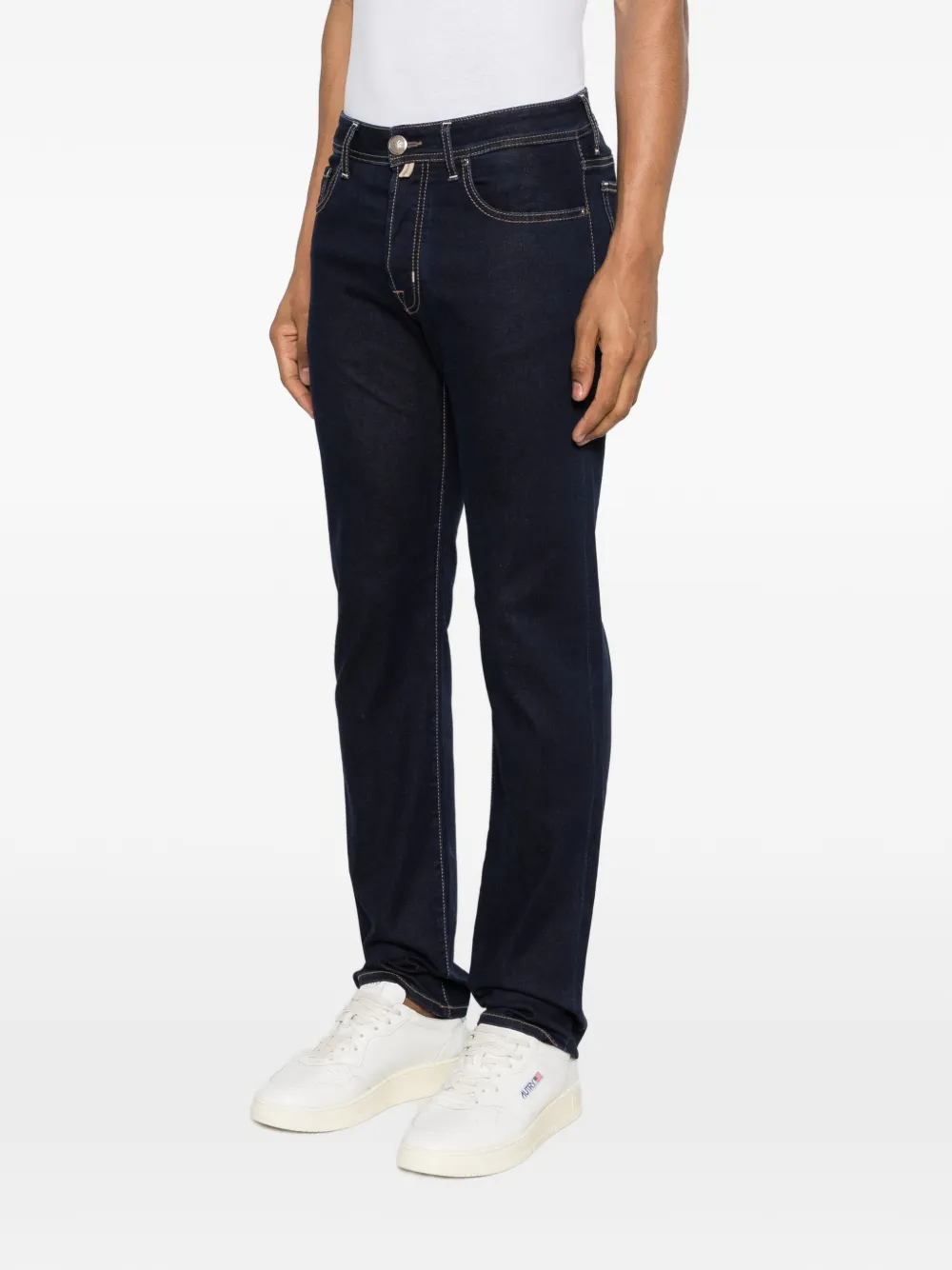 Jacob Cohën Jeans met logo Blauw