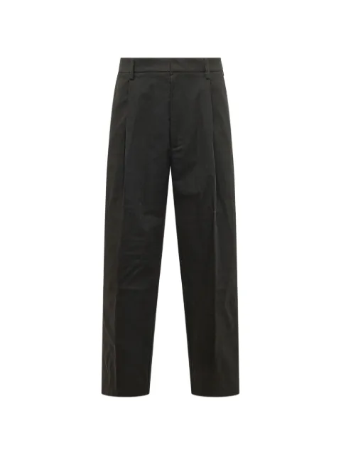 MORDECAI pleated straight-leg trousers