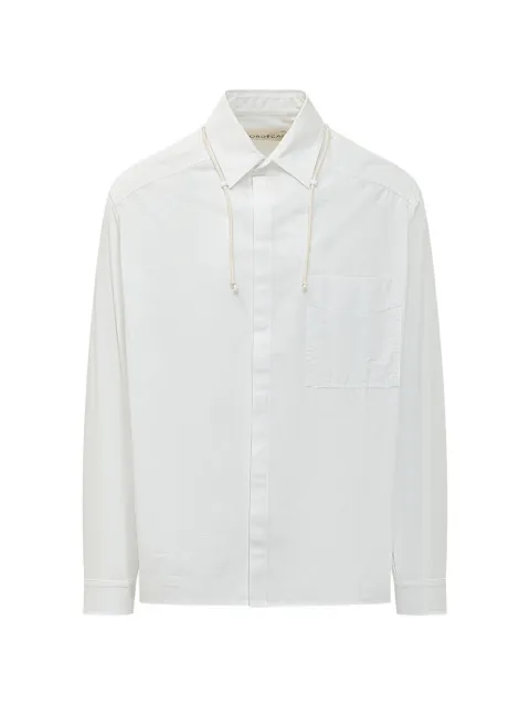 MORDECAI drawstring classic shirt