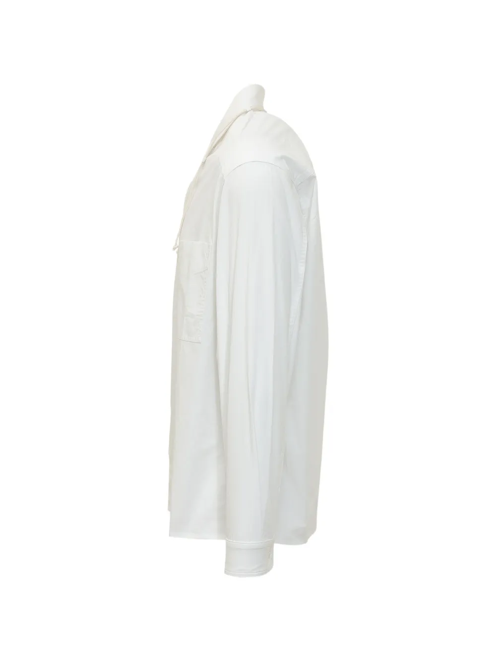  Mordecai Drawstring Classic Shirt - White 