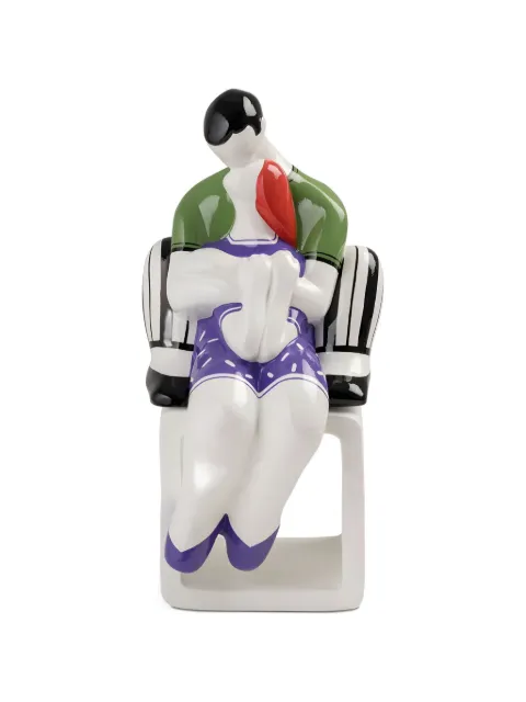 EGAN Us Embraces striped-detail figurine 