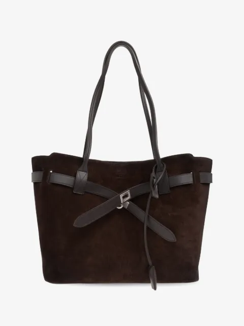 Bel Air tote bag medium in light espresso
