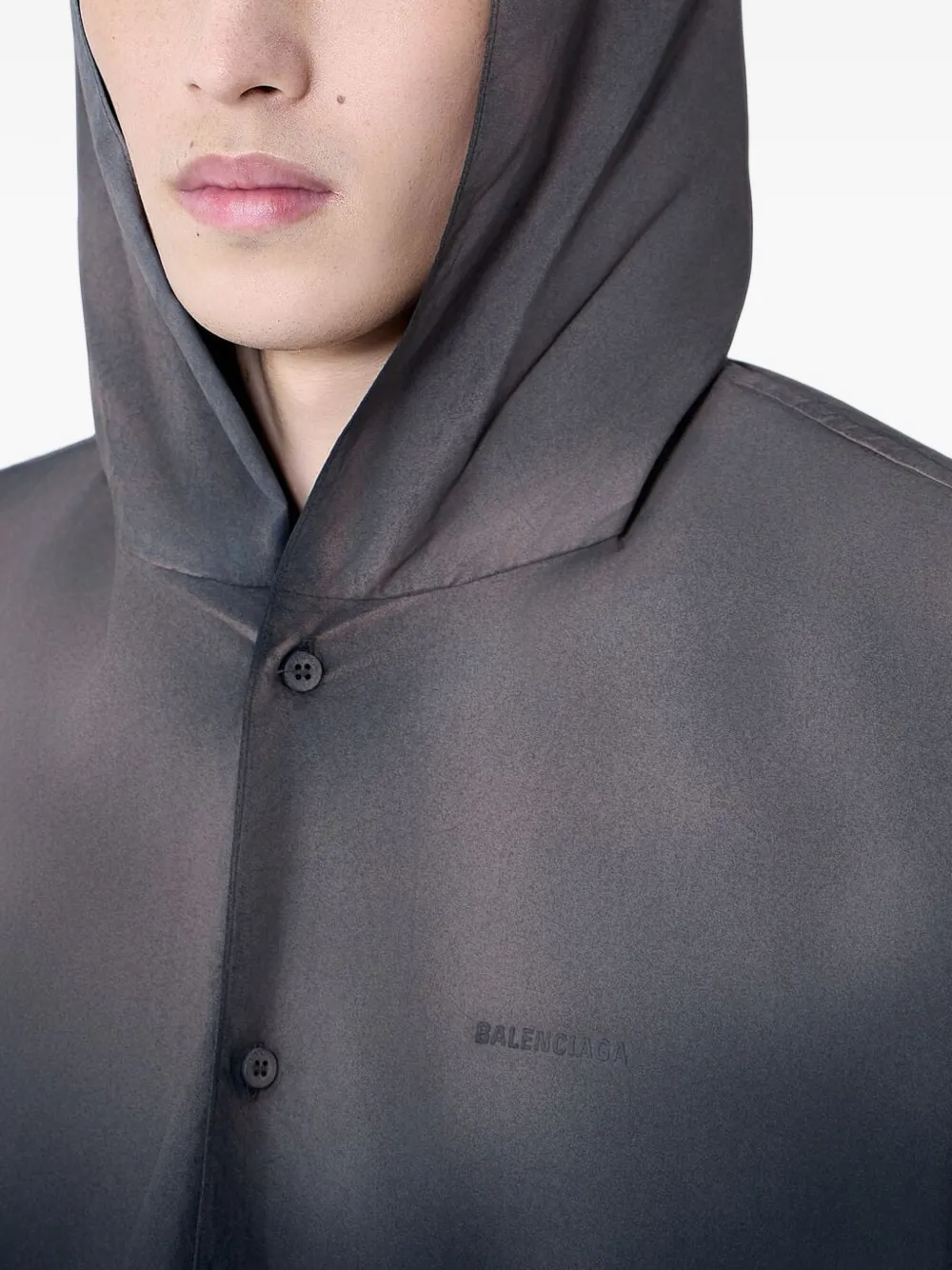 Balenciaga Overhemd met capuchon Zwart