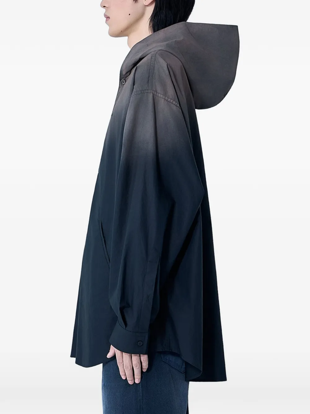 Balenciaga Overhemd met capuchon Zwart