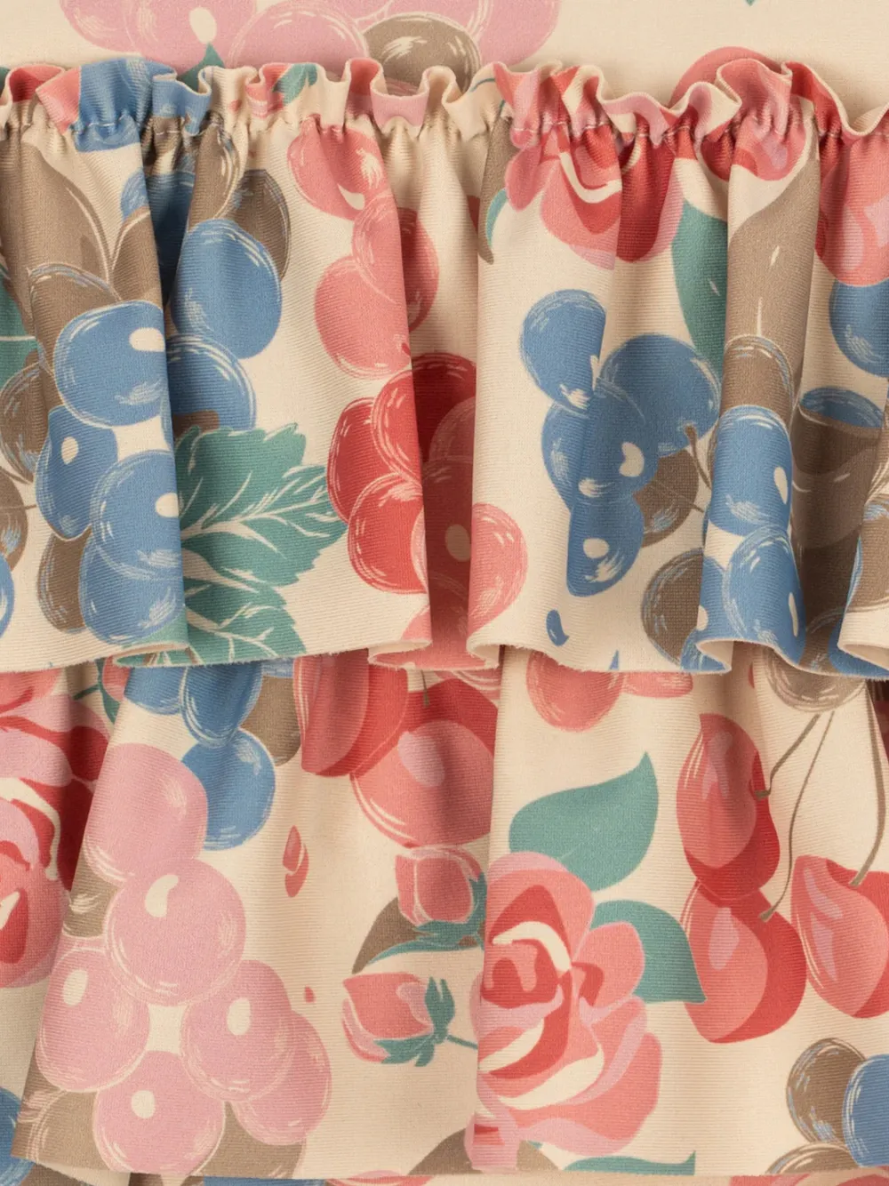 Ruffled-Detail Floral-Print Swimsuit
