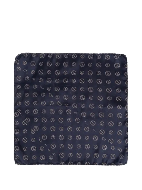 Giorgio Armani patterned silk pocket square