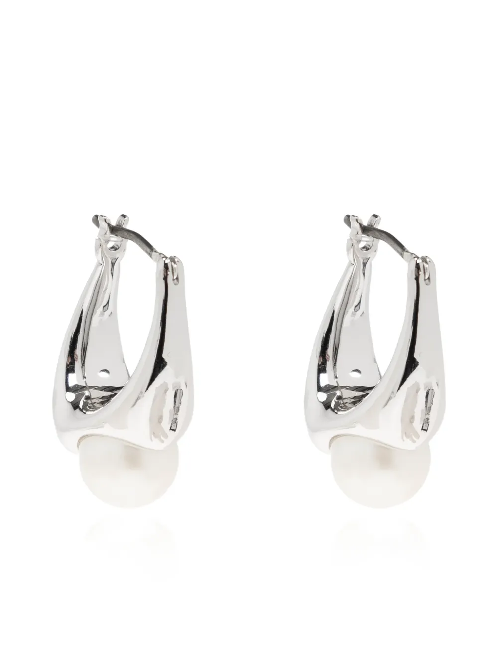 Kate Spade faux-pearl drop earrings - Argento