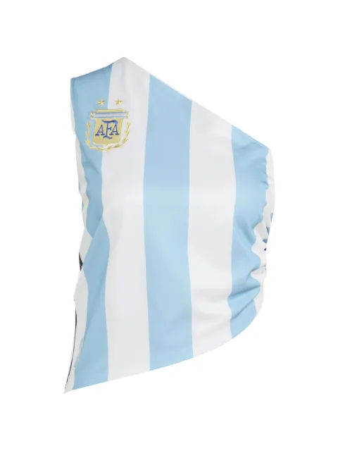 adidas 스트라이프 원숄더 탑