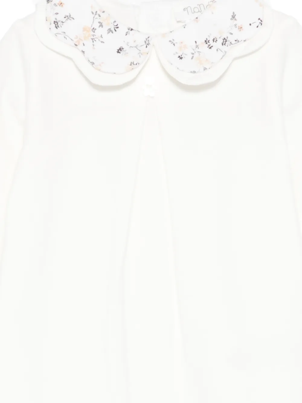 Floral-Collar Pajama