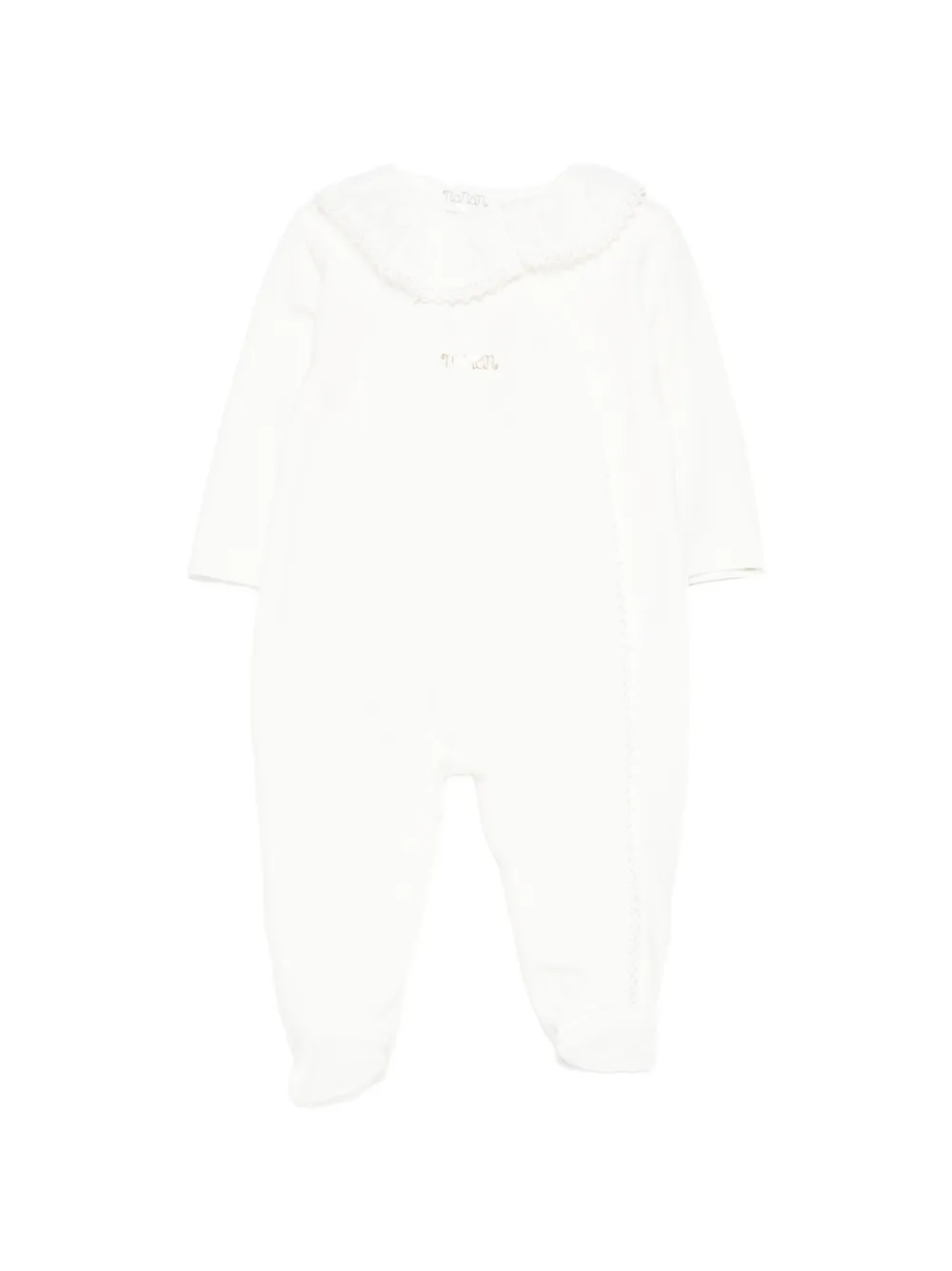 NANAN ruffled babygrow - Toni neutri