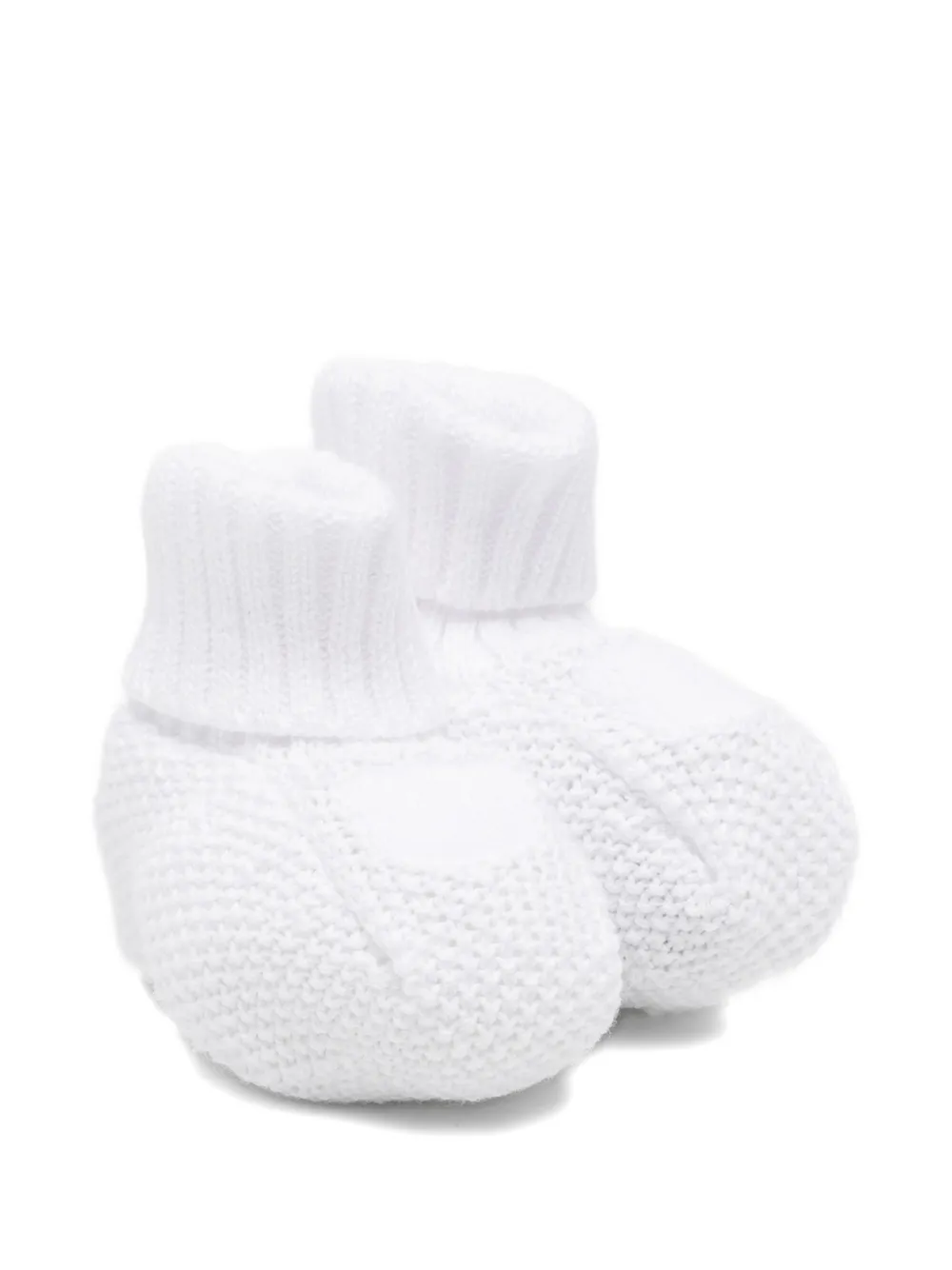 NANAN Gebreide babyschoentjes Wit