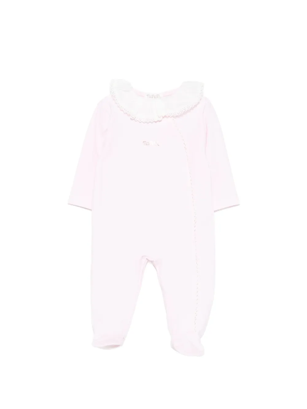NANAN ruffled-collar pajamas - Rosa