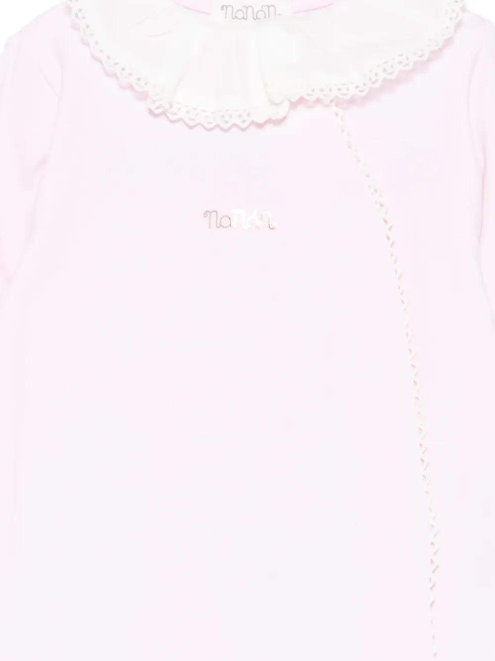 NANAN Pyjama met ruchekraag Roze