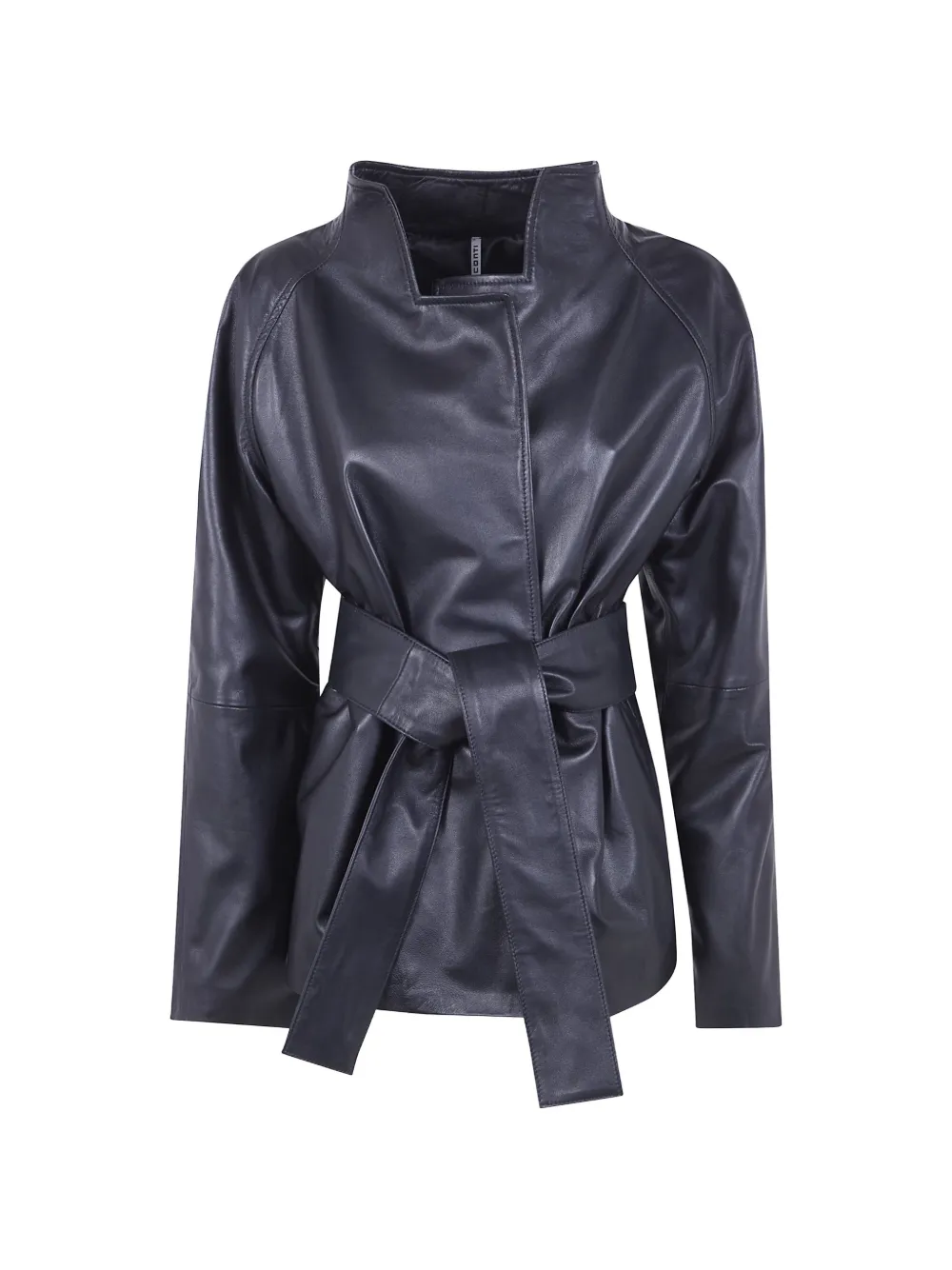 Liviana Conti belt jacket - Nero