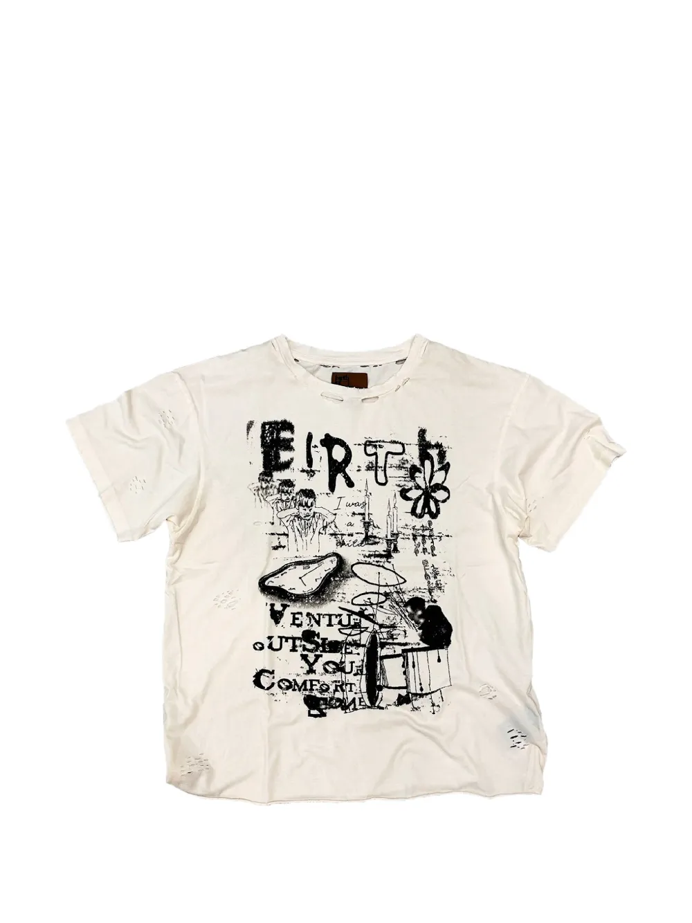 BIRTH OF ROYAL CHILD Blues Vintage Tee "Cream" - Nude