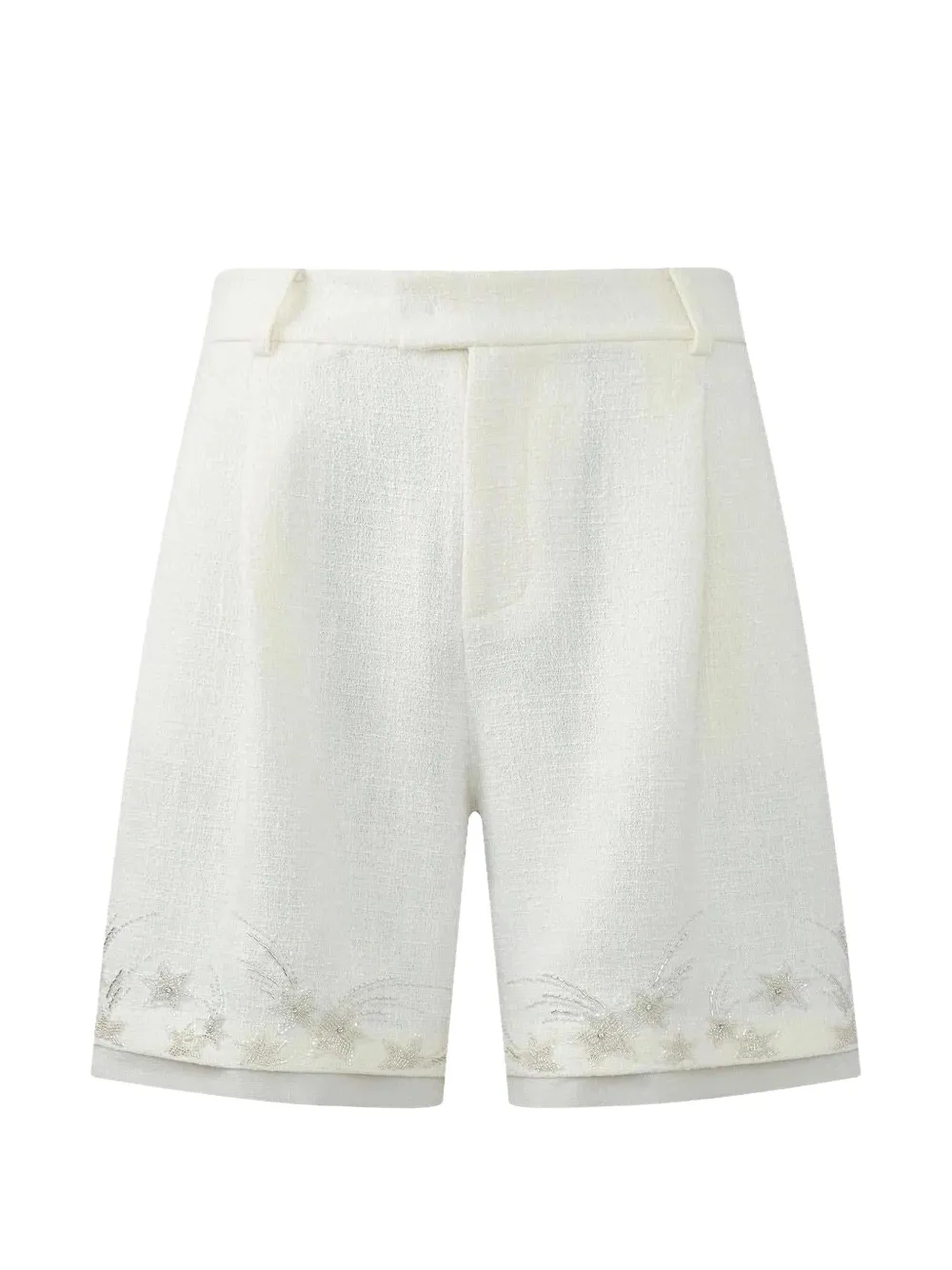 BIRTH OF ROYAL CHILD Shorts con decorazione - Toni neutri