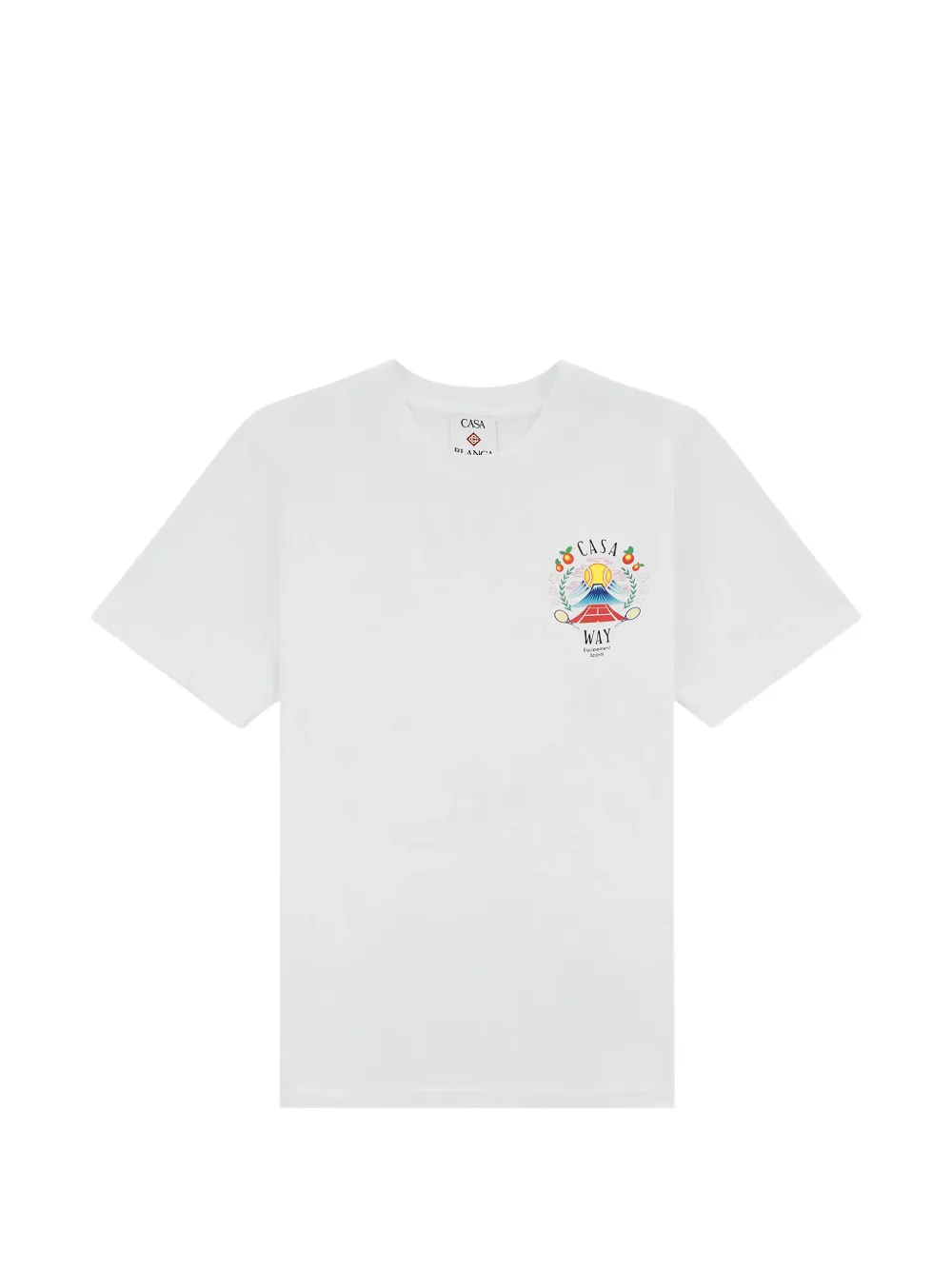 Casablanca Casa Way Mountain short-sleeve T-shirt - Bianco