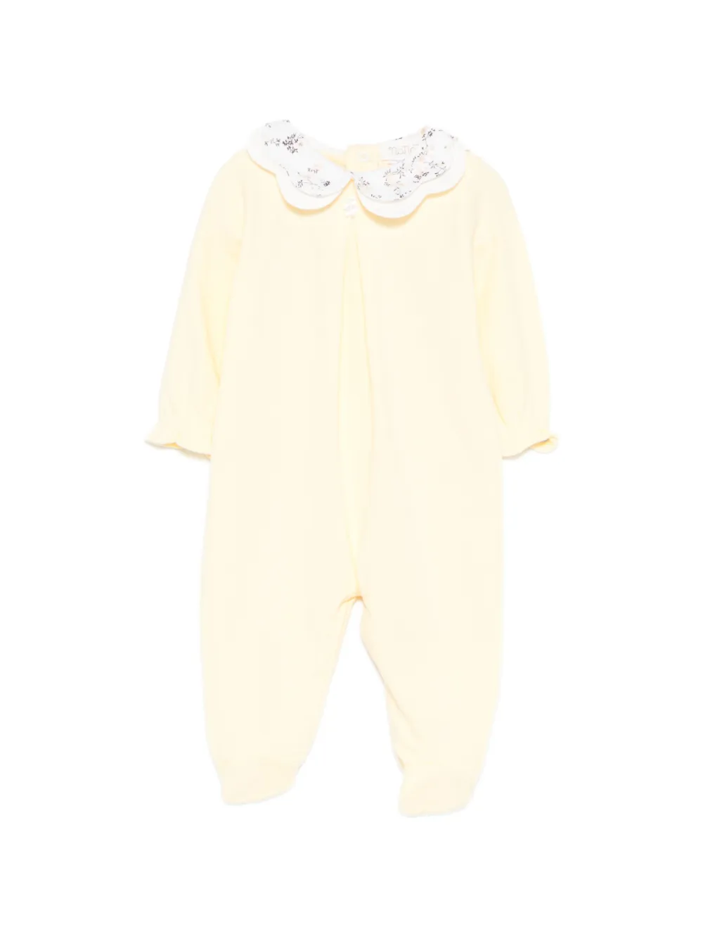 NANAN floral-collar pajama - Giallo
