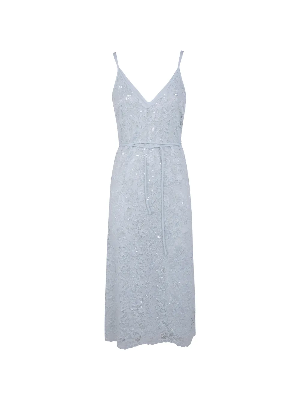 TWINSET lace sequin dress - Blu