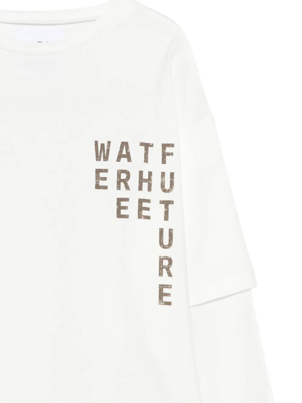  Douuod Kids Layered Long-sleeve T-shirt - White 