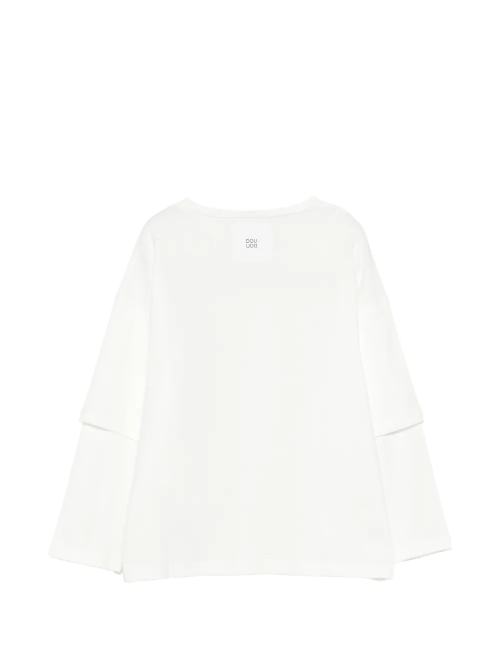  Douuod Kids Layered Long-sleeve T-shirt - White 
