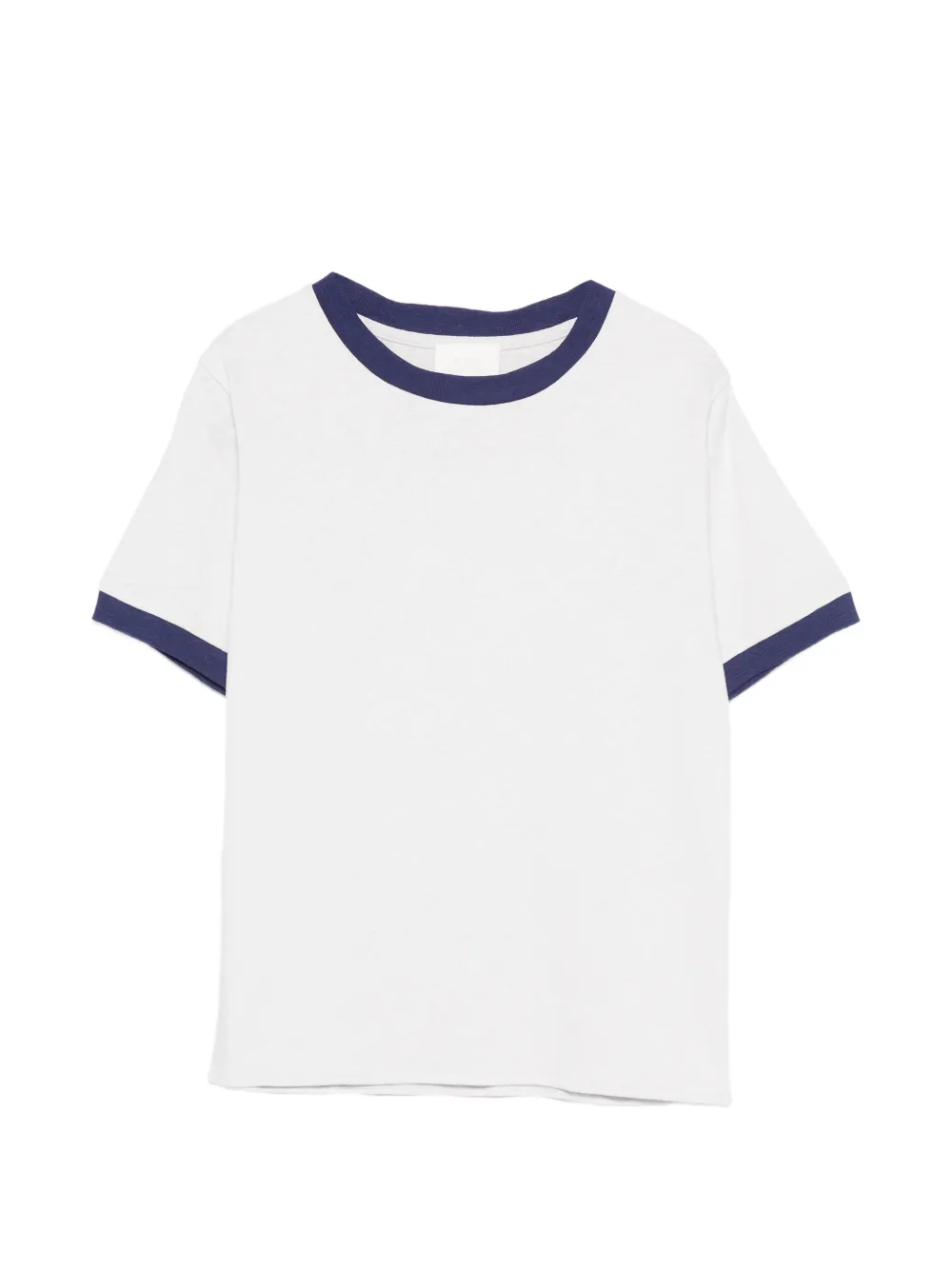 A.P.C. contrasting-trim T-shirt - Grigio