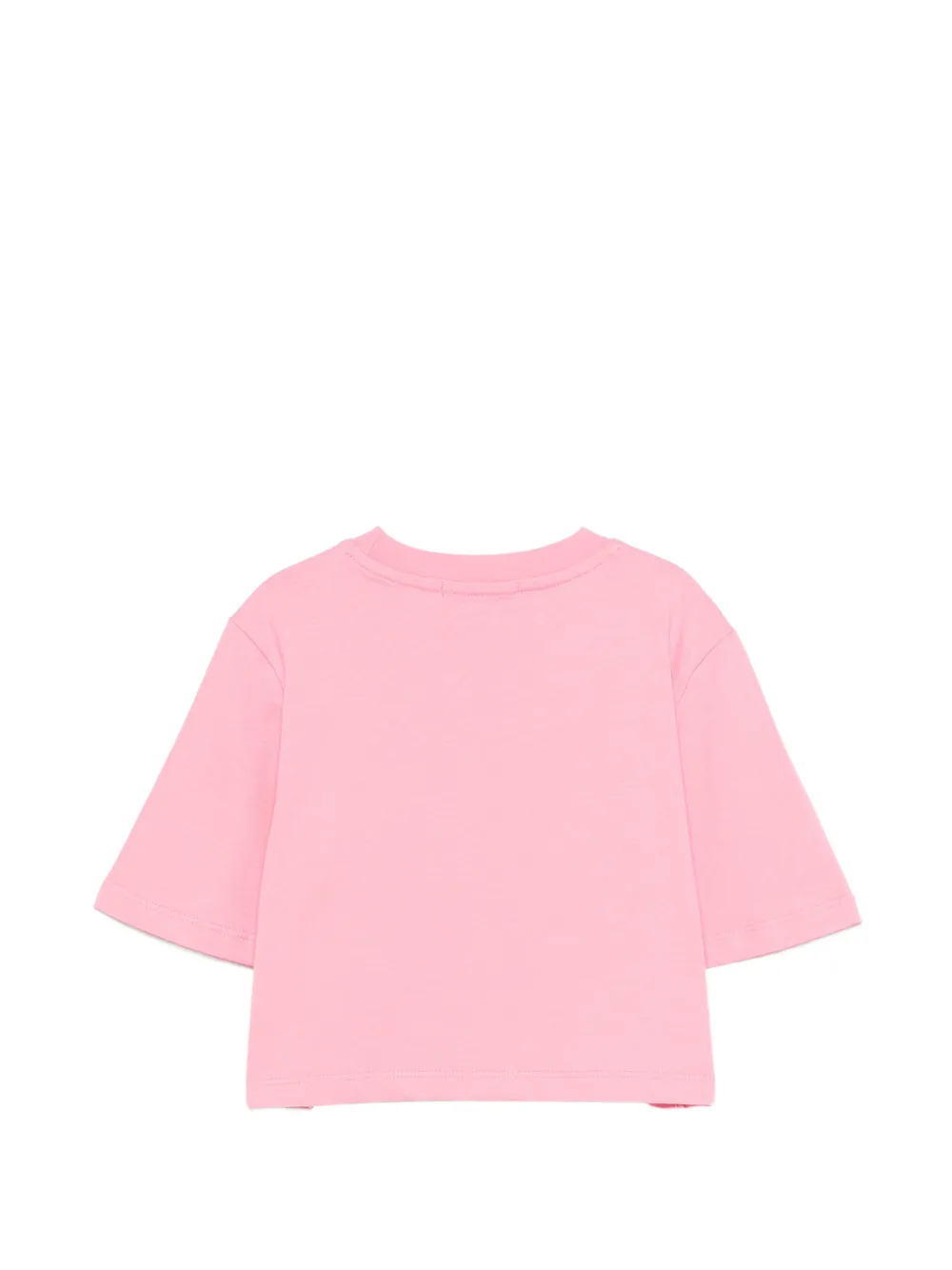 MSGM Kids T-shirt met logo Roze