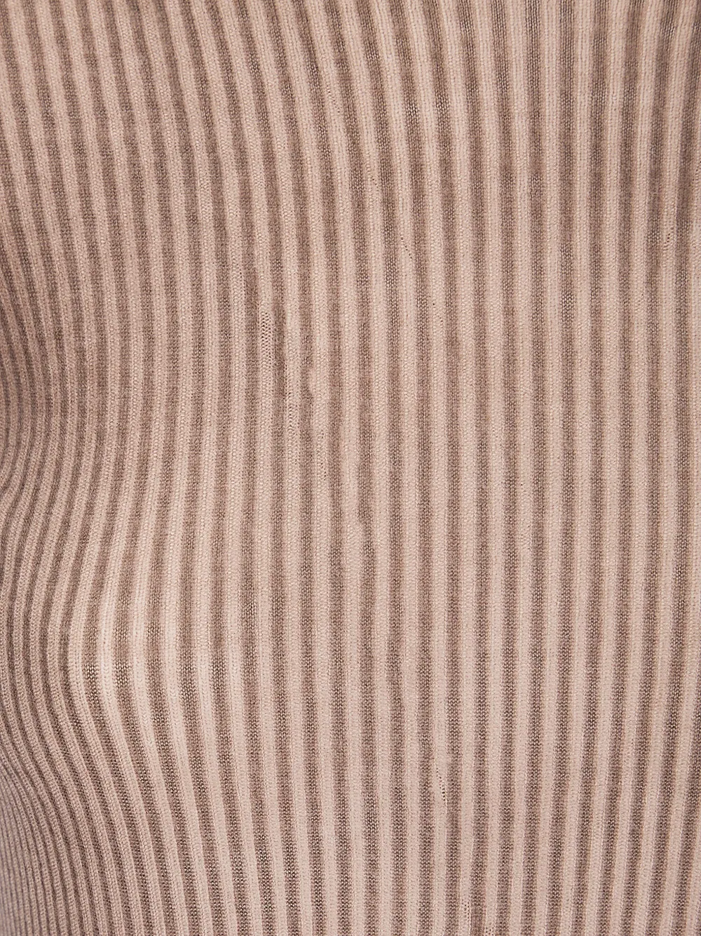  Uma Wang Ribbed Top - Brown 