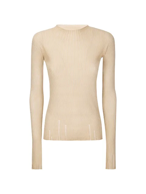 Uma Wang ribbed long-sleeve top