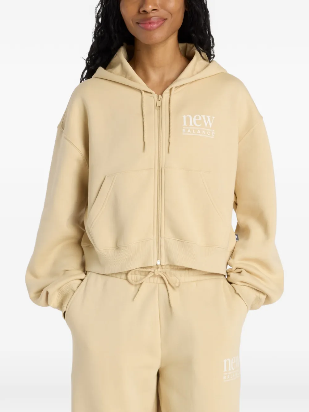 New Balance full zip hoodie - Toni neutri