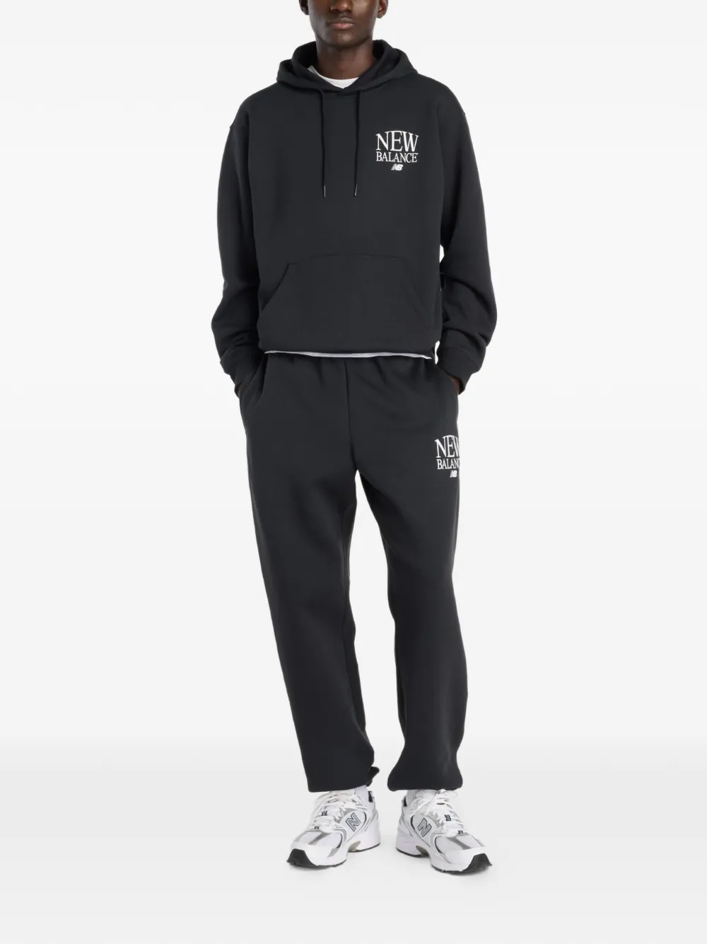 New Balance Trainingsbroek met trekkoord Zwart