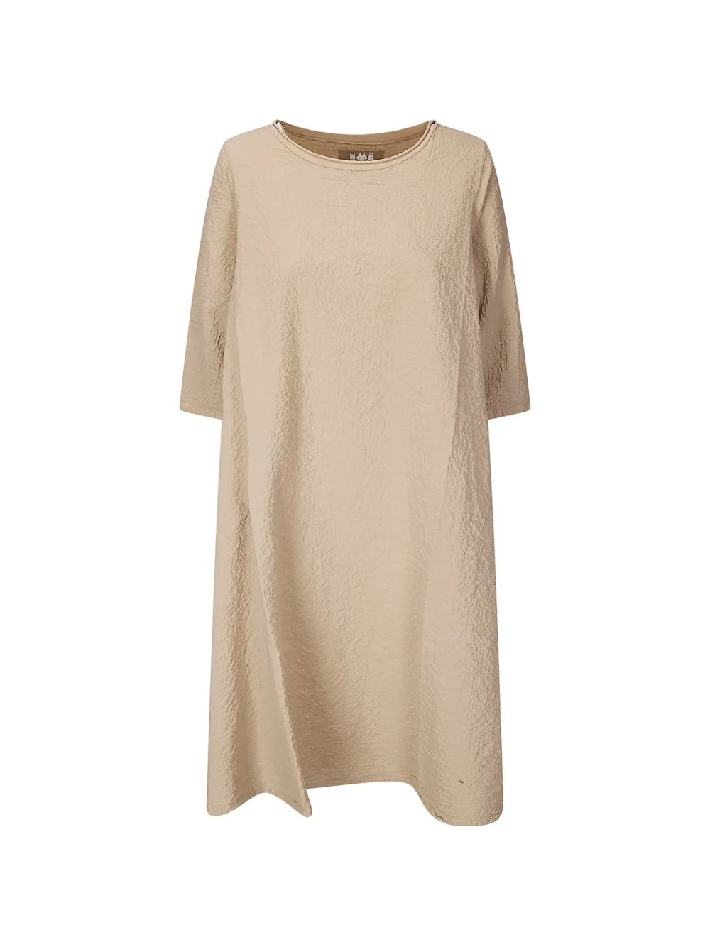 Labo.art Riccio Short-sleeves Mini Dress In Brown