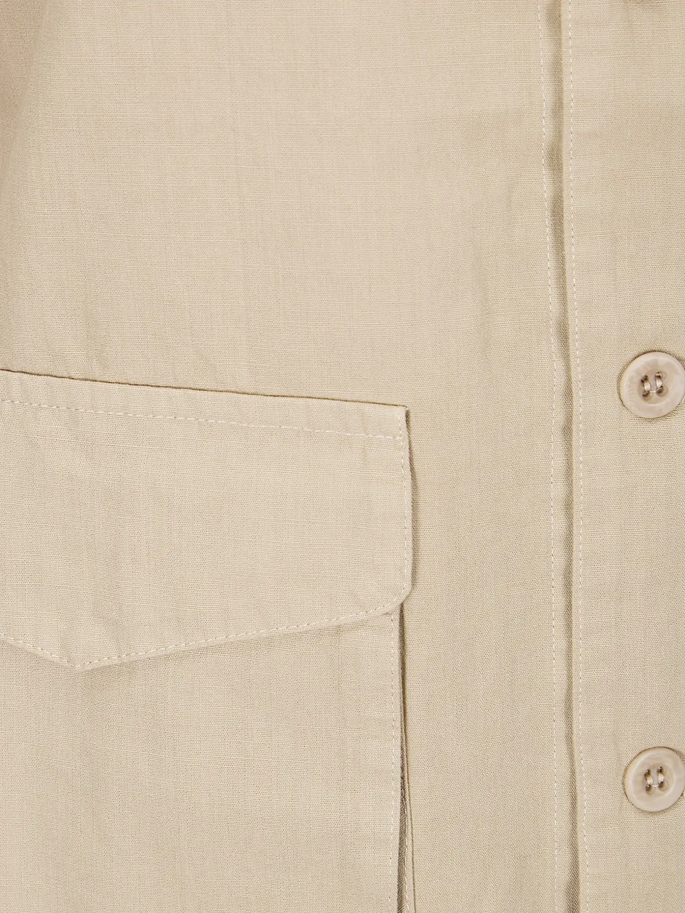  Labo Art Ines Buttoned Flap-pocket Jacket - Neutrals 