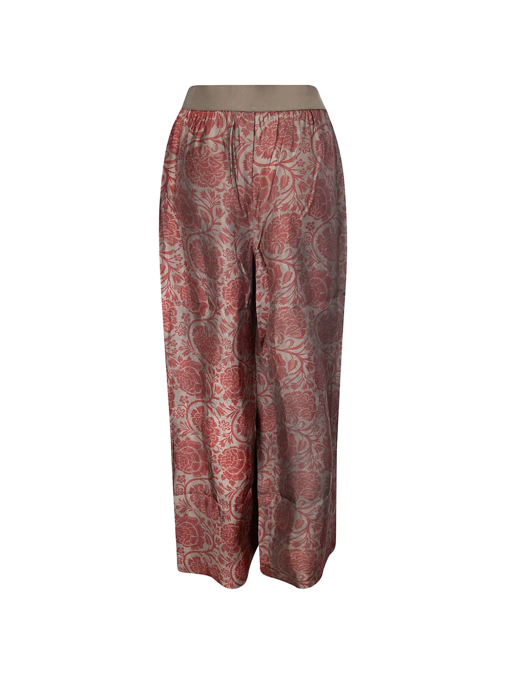 Uma Wang Pansy floral trousers - Rosso