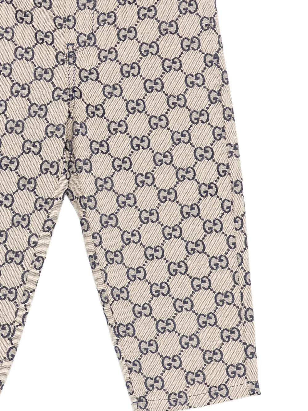  Gucci Kids Gg Canvas Trousers - Neutrals 