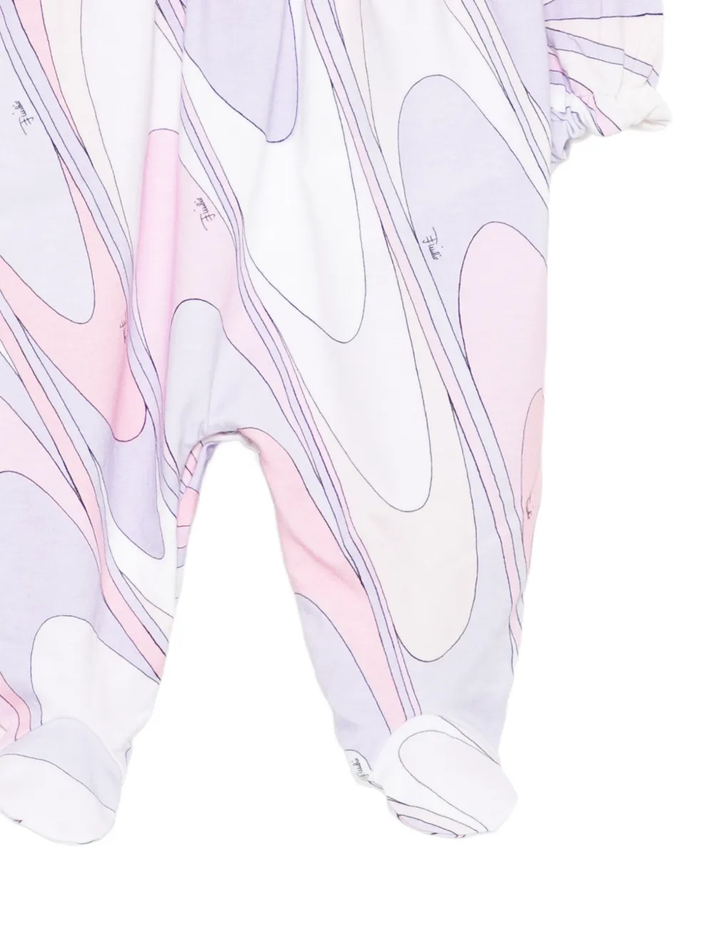  Pucci Junior Set De Pelele Estmpado - Blanco 